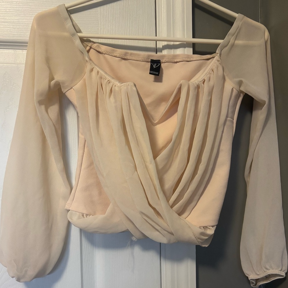 Windsor Cream Blouse Elegant and Versatile